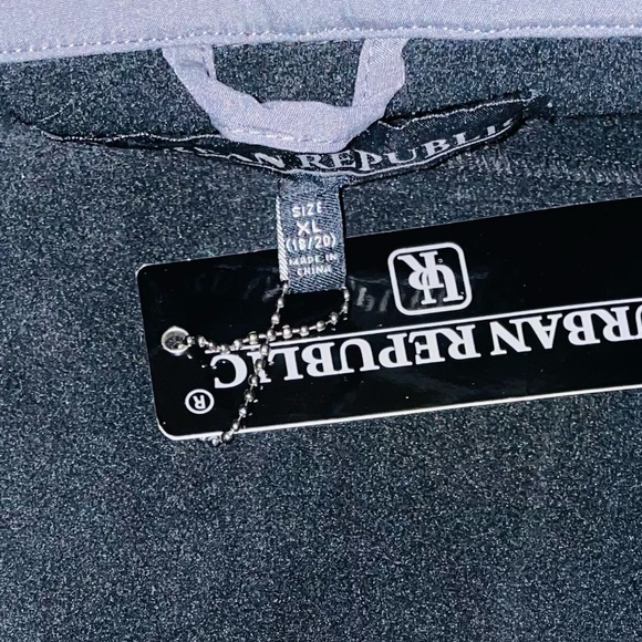 Urban Republic gray soft shell fleece inner jacket - Picture 3 of 5